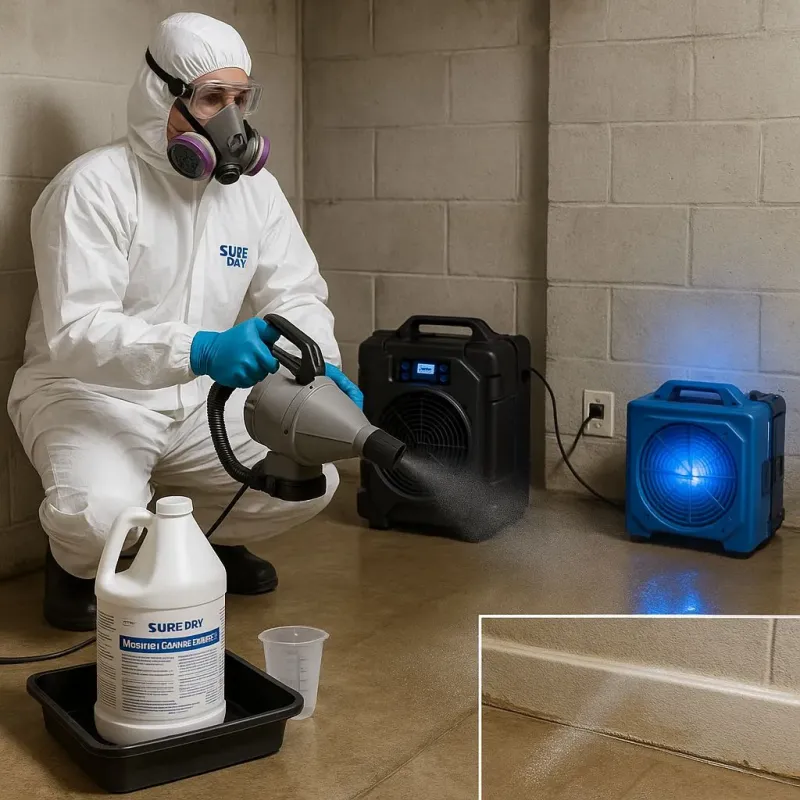 Sanitization and Odor Removal process in Monee, IL