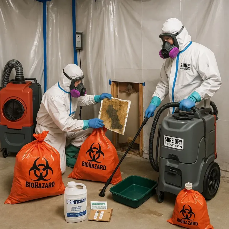 Contaminated Water Handling Protocols process in Monee, IL
